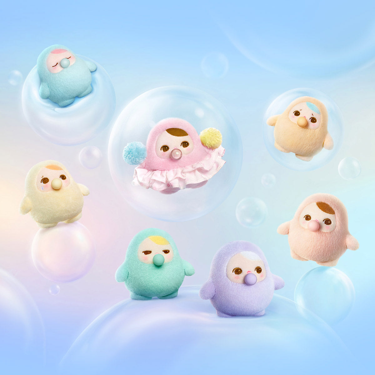 Pucky Beanie Bubble Up Series - Plush Pendant Blind Box-Bubulands
