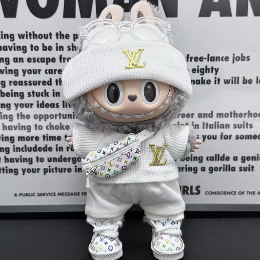 Luxury-Inspired Labubu Outfit Set