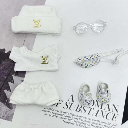Luxury-Inspired Labubu Outfit Set